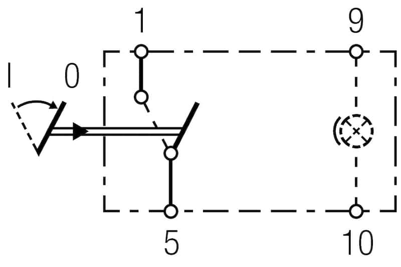Hella — Hella Momentary Switch Spst W/Loc Light - view 7