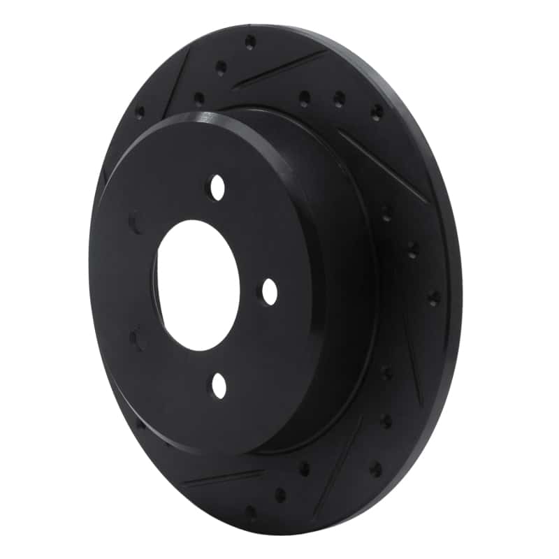 R1 Concepts — R1 97-07 Chrysler Town & Country Rear Left Drilled & Slotted Black Brake Rotor
R1 Brake Rotor Drill - view 2