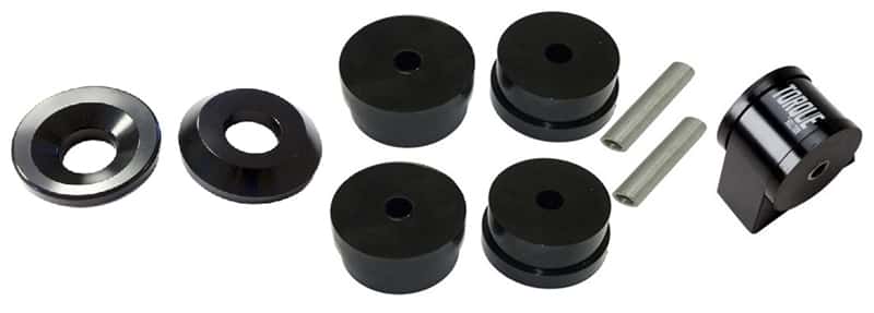 Torque Solution — Torque Solution Side/Rear Mount Inserts & Billet Front Engine Mount Combo: Mitsubishi Evo X 08-14 - view 1