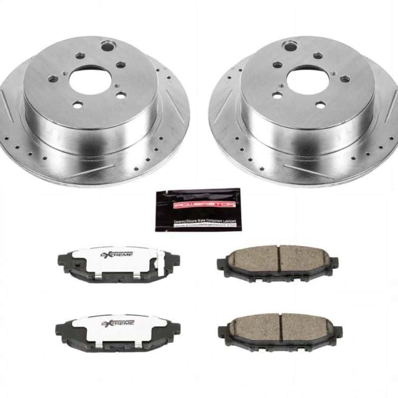 PowerStop — Power Stop 16-18 Subaru Crosstrek Rear Z26 Street Warrior Brake Kit - view 1