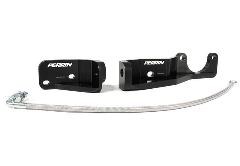 Perrin Performance — PERRIN 15-21 Subaru Impreza/WRX/STI Pitch Stop Mount & Firewall Brace - Black - view 1