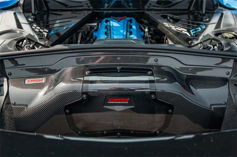 CORSA Performance — Corsa 2020+ Chevrolet Corvette C8/Z06 Carbon Fiber Air Intake Trunk Panel with Polycarbonate
Appearance Parts - view 3