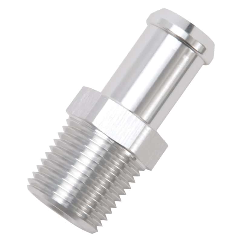 Edelbrock — Edelbrock Hose End Straight 1/2In NPT to 5/8In Barb Clear Anodize
KIT PARTS - view 3