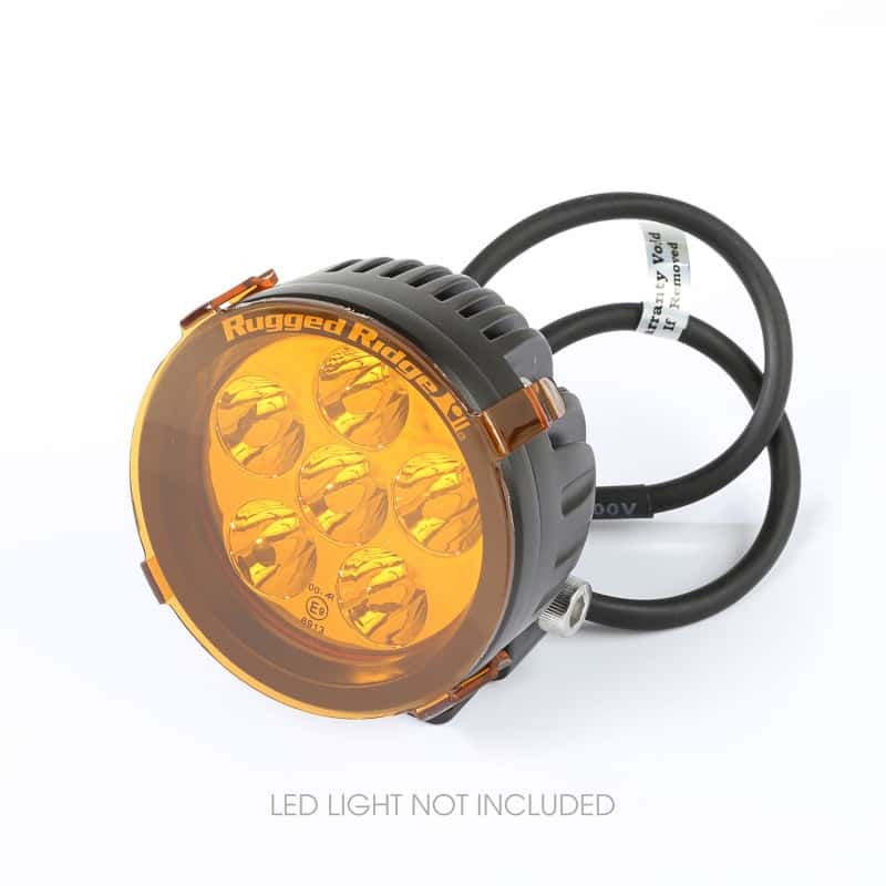 Rugged Ridge — Rugged Ridge 3.5in LED Light Cover Round Amber
OFFROAD_LIGHTING
FogDrLtCvr - view 4