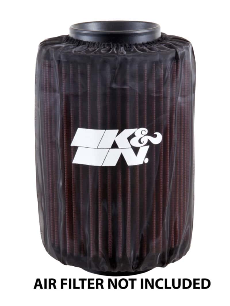K&N Engineering — K&N Air Filter Wrap Drycharger - Round Straight - Black for Polaris Ranger - view 3