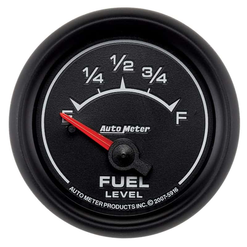 AutoMeter — AutoMeter Gauge Fuel Level 2-1/16in. 240 Ohm(e) to 33 Ohm(f) Elec Es
GA 2" FUEL 240-33 ES - view 1