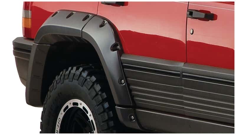 Bushwacker — Bushwacker 93-98 Jeep Grand Cherokee Cutout Style Flares 4pc - Black
FF Jeep Cutout 4Pc - view 10