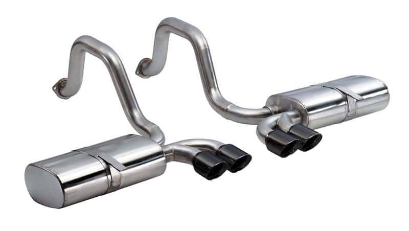 CORSA Performance — Corsa 1997-2004 Chevrolet Corvette C5 Z06 5.7L V8 Black Sport Axle-Back Exhaust
Exhaust - view 2