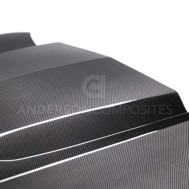 Anderson Composites — Anderson Composites 2016+ Type-AZ Camaro Double Sided Fiber Hood - view 5