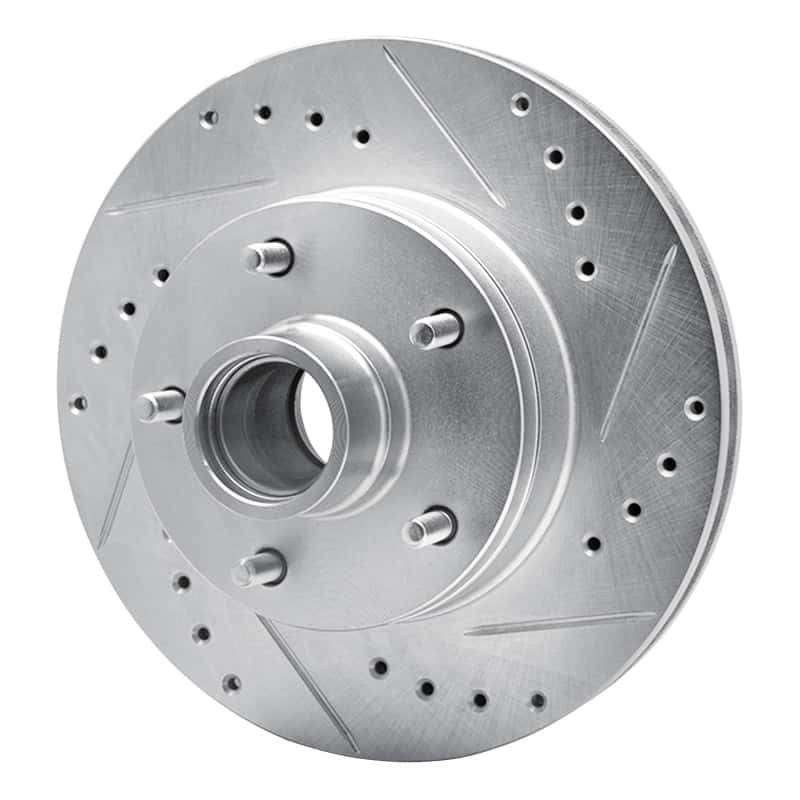 R1 Concepts — R1 1978-1990 Buick Electra Front Right Drilled & Slotted Silver Brake Rotor
R1 Brake Rotor Drill - view 2