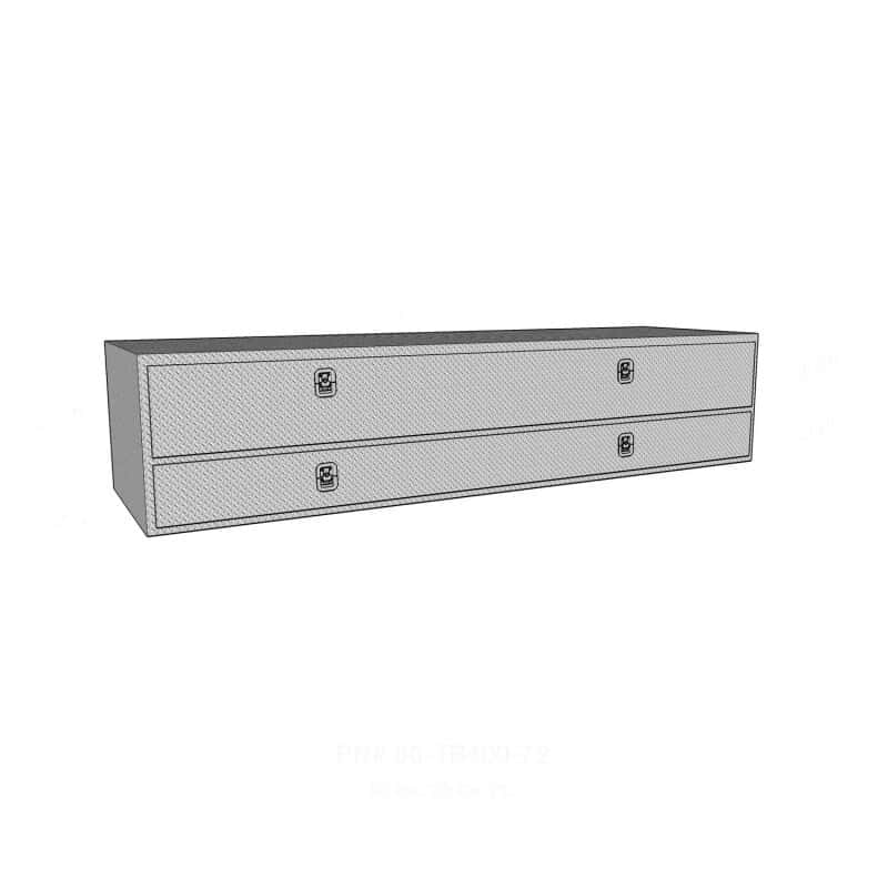 Westin — Westin/Brute High Cap 72in Stake Bed Contractor TopSider w/ Doors - Aluminum
ToolBxTrkBedSideRail - view 4