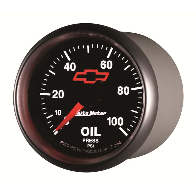 AutoMeter — Autometer Sport-Comp II GM 52mm 0-100 PSI Mechanical Oil Pressure Gauge
2-1/16" OIL PRESS, 0 - view 7