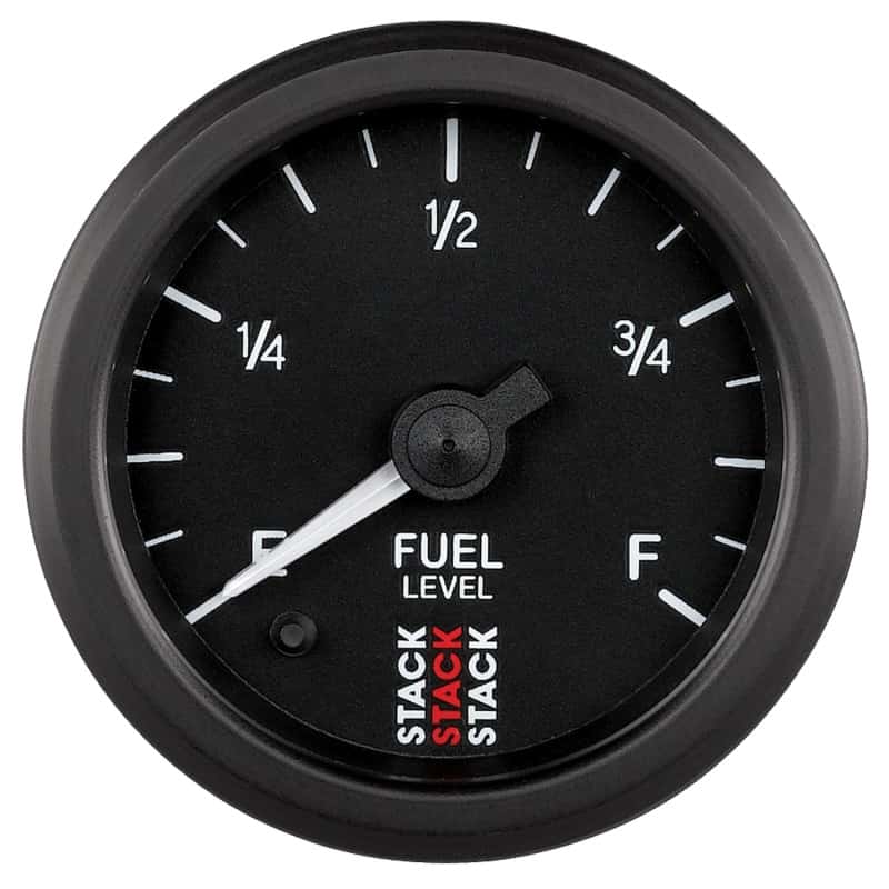 AutoMeter — Autometer Stack Instruments 52mm 0-280 Ohm Programmable Pro Stepper Motor Fuel Level Gauge - Black
Ga Fuel Stpr Bk Univ - view 1