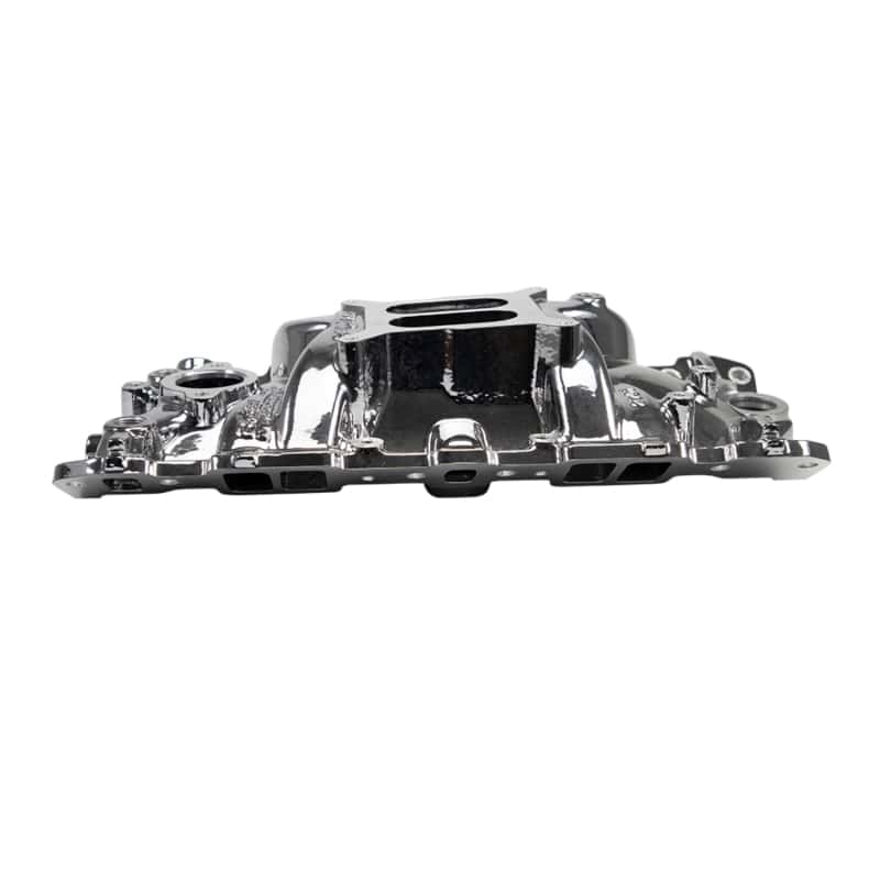 Edelbrock — Edelbrock SBC Performer EPS Manifold - Chrome Plasma Coated - view 2