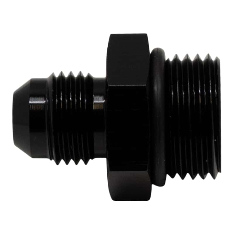 DeatschWerks — DeatschWerks 8AN ORB Male to 6AN Male Flare Adapter (Incl O-Ring) - Anodized Matte Black
Lines & Fittings - view 1