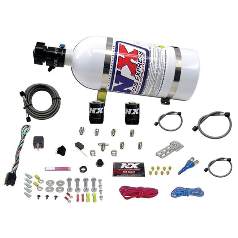 Nitrous Express — Nitrous Express All Sport Compact EFI Single Nozzle Nitrous Kit (35-50-75HP) w/10lb Bottle
Injection System Kit
N2OSys - view 3