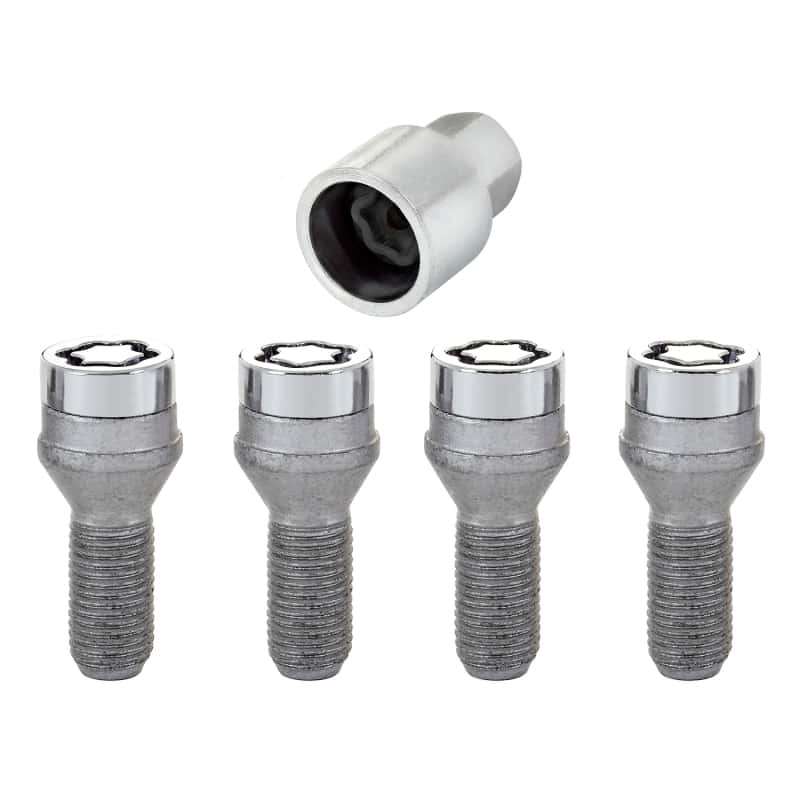 McGard — McGard Wheel Lock Bolt Set - 4pk. (Cone Seat) M14X1.25 / 17mm Hex / 27.3mm Shank Length - Chrome - view 5