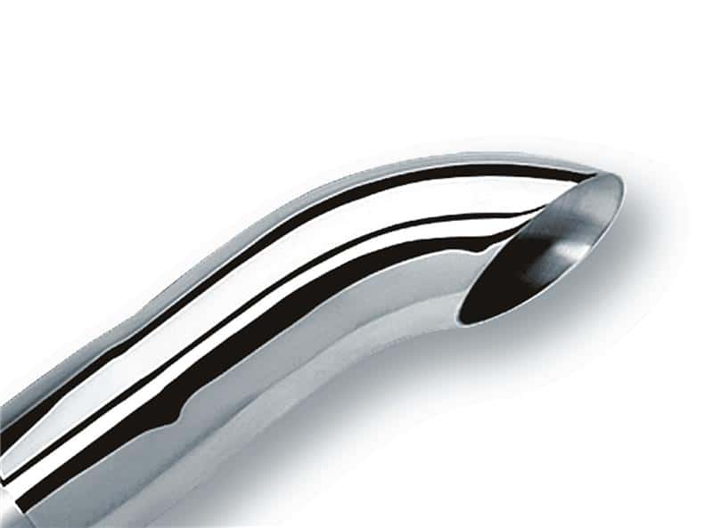 Borla — Borla Universal Polished Tip Single Round Turndown/Turnout (inlet 3in. Outlet 3in) *NO Returns*
Tip - Turn Down/Out
ExhstTailPipeTip - view 2