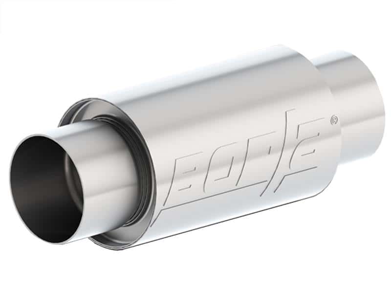 Borla — Borla 3 -1/2in In/Out x 5in Round x 8in Long XR-1 Sportsman Shorty Racing Muffler
XR-1 Sportsman Muffl
Muffler - view 2