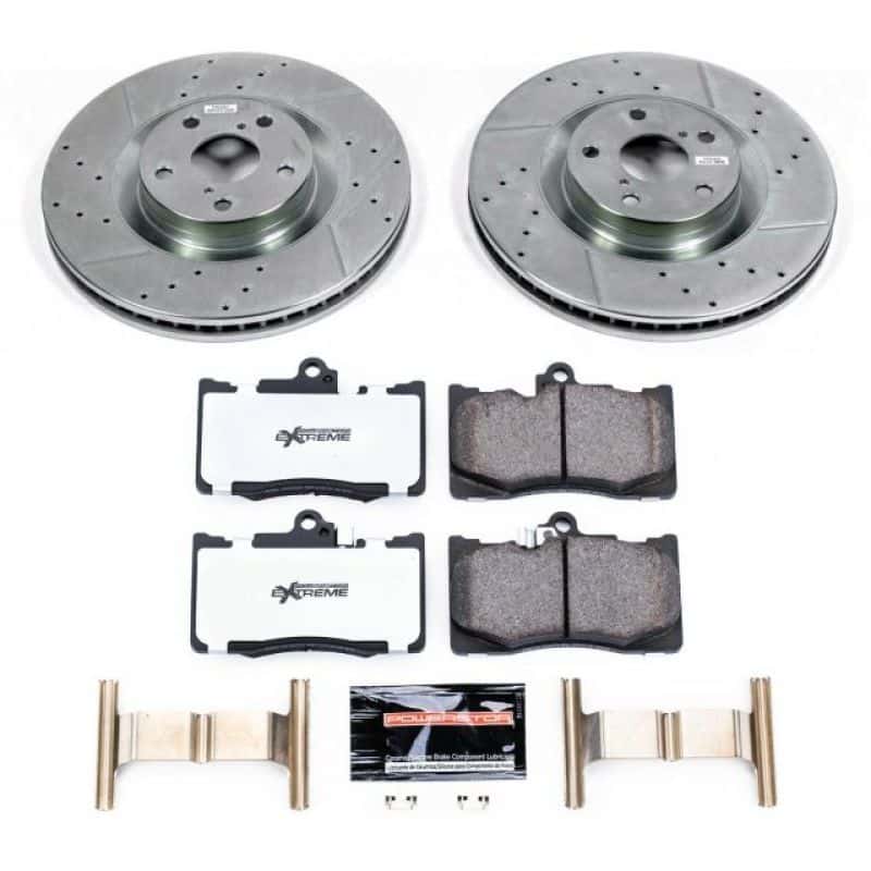 PowerStop — Power Stop 13-19 Lexus GS350 Front Z26 Street Warrior Brake Kit - view 1