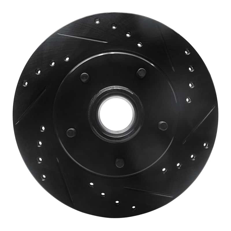 R1 Concepts — R1 78-90 Buick LeSabre Front Right Drilled & Slotted Black Brake Rotor
R1 Brake Rotor Drill - view 1