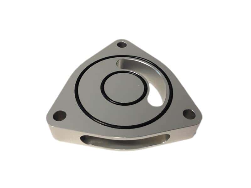 Torque Solution — Torque Solution Blow Off BOV Sound Plate (Blue) 11+ Hyundai Veloster Turbo - view 3