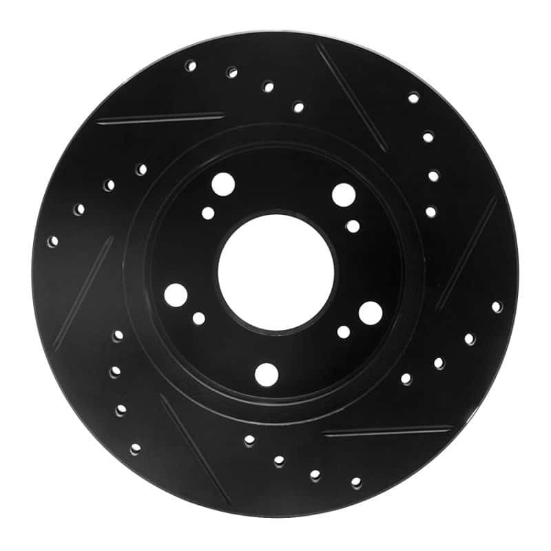 R1 Concepts — R1 02-15 Acura RSX Front Left Drilled & Slotted Black Brake Rotor
R1 Brake Rotor Drill - view 5