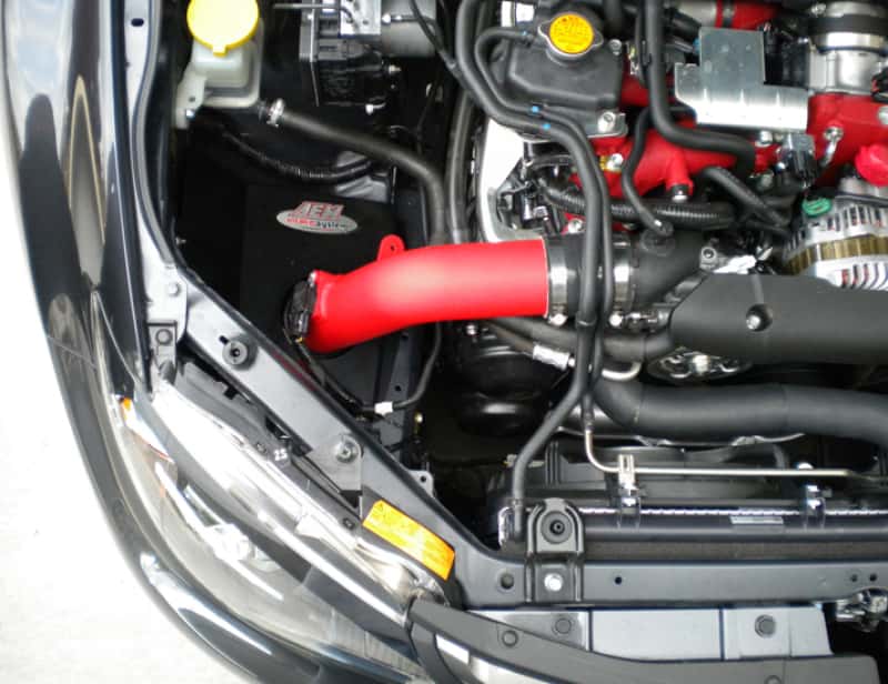 AEM Induction — AEM 08-11 WRX/STi Wrinkle Red Cold Air Intake
Cold Air Intake Syst
AEM Cold Air Intake - view 3