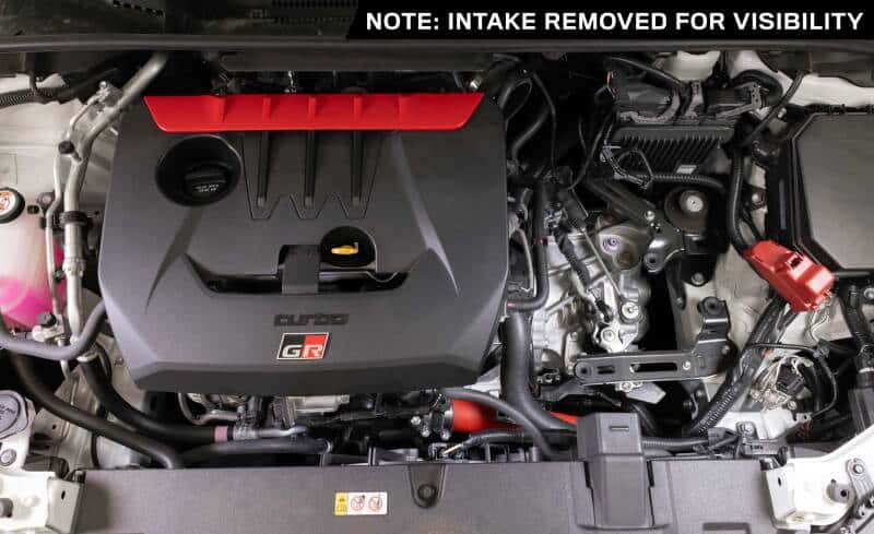 K&N Engineering — K&N 23-24 Toyota GR Corolla L3 1.6L Charge Pipe Kit - Wrinkle Red - view 4
