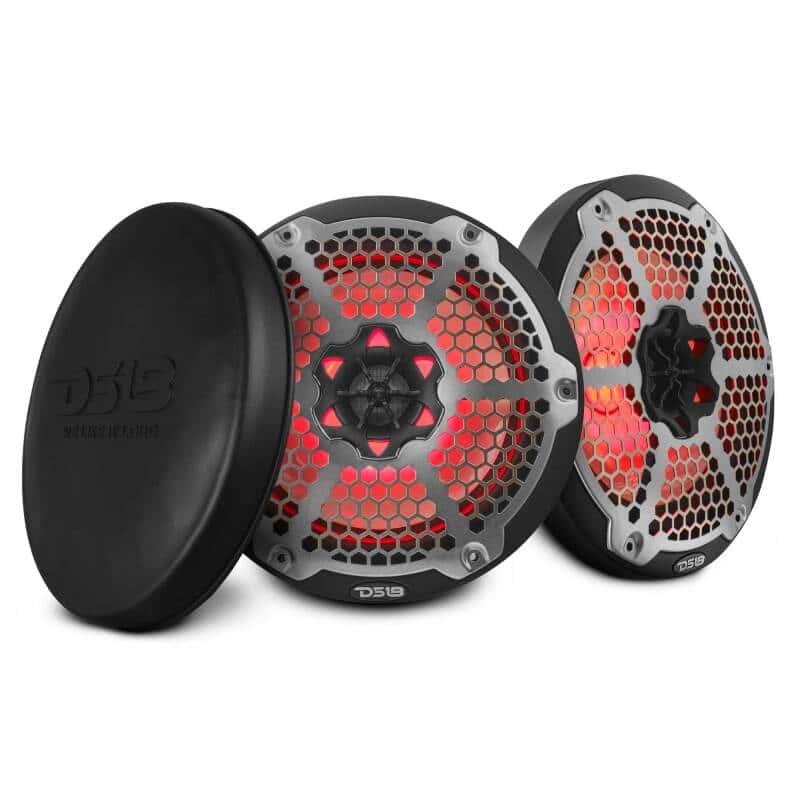 DS18 — DS18 NXL-M Series Speaker w/ RGB LED Lights 8in 2-Way 125 Watts RMS 4 ohm Black - view 6