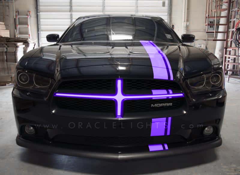 ORACLE Lighting — Oracle 11-14 Dodge Charger Illuminated Grille Crosshairs - UV/Purple
Grill Crosshairs - view 2
