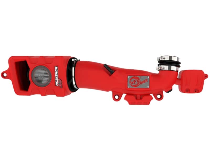 aFe — aFe Momentum GT Pro DRY S Cold Air Intake System 2018+ Jeep Wrangler (JL) V6 3.6L (Red Edition)
Momentum GT Intake - view 5