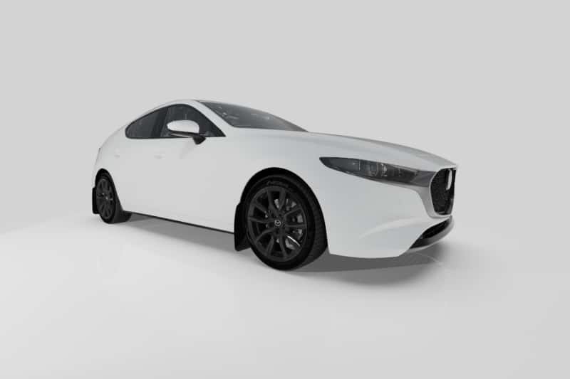 Rally Armor — Rally Armor 19-26 Mazda3 Hatchback Black UR Mud Flap w/Dark Grey Logo
Mud Flap - view 6