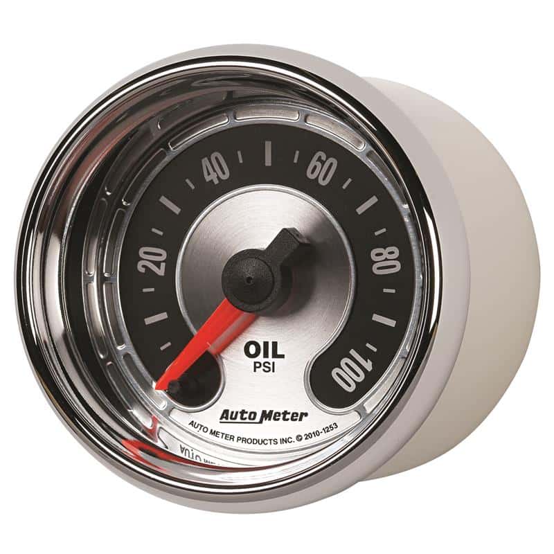 AutoMeter — Autometer American Muscle 52mm Full Sweep Electric 0-100 PSI Oil Pressure Gauge
GA 2" OILP STEPPR AM - view 3