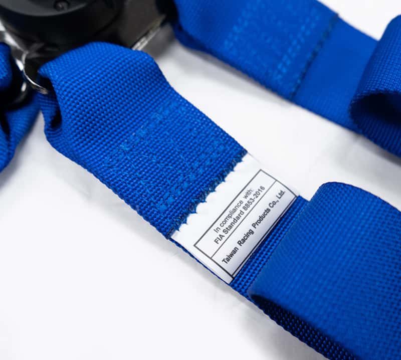 NRG — NRG FIA 6pt 2in. Shoulder Belt for HANS Device/ Rotary Cam Lock Buckle/ 3in. Waist Belt - Blue - view 4