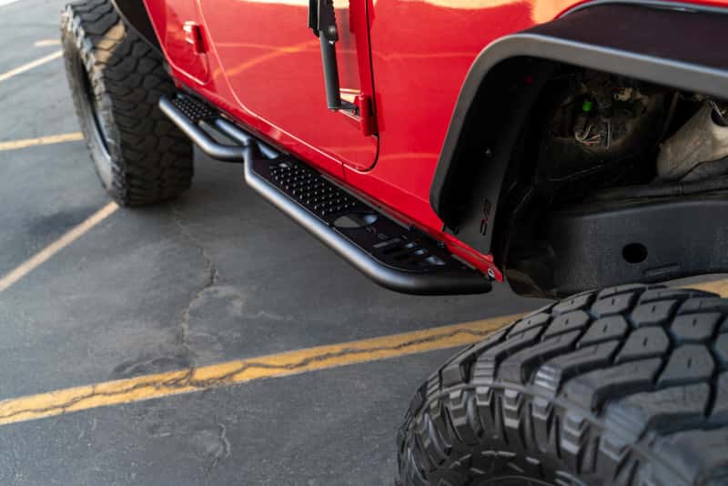 DV8 Offroad — DV8 Offroad 07-18 Jeep Wrangler JK (4 Door Only) OE Plus Side Steps
Jeep Side Steps - view 9