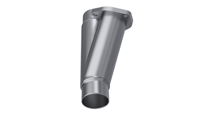 QTP — QTP 2.25in Weld-On QTEC Exhaust Cutout Y-Pipe - view 4