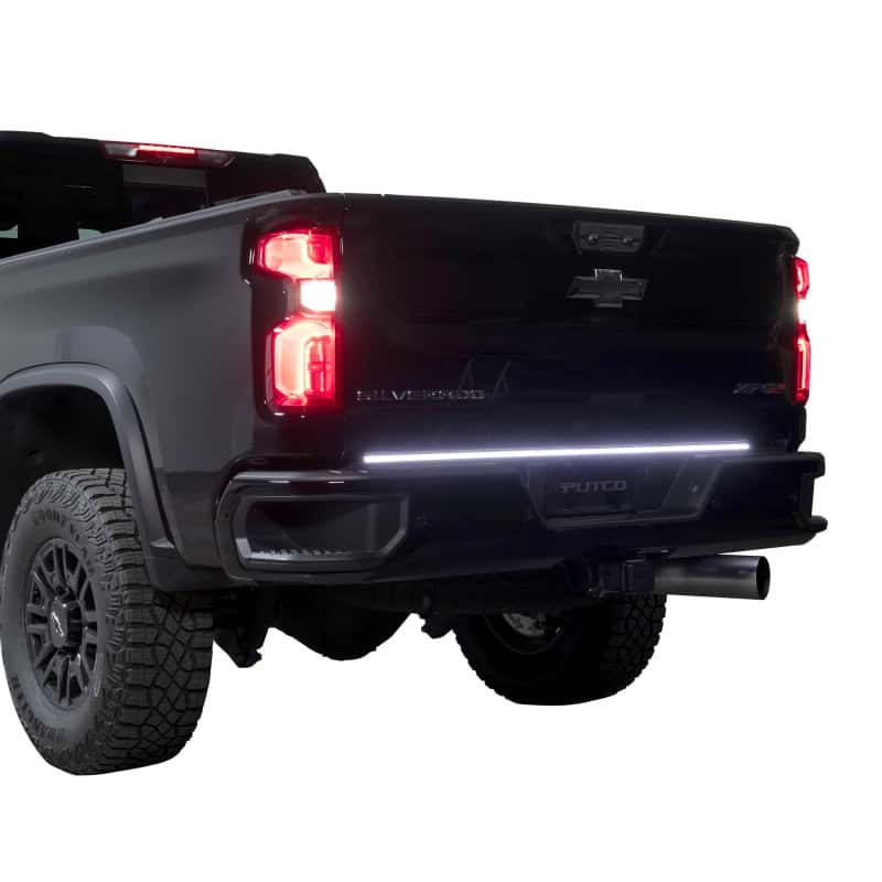 Putco — Putco 2024 Chevrolet Silverado HD/ GMC Sierra HD 60In Direct Fit Red Blade Kit Tailgate Bars - view 1