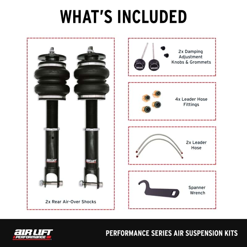 Air Lift — Air Lift 15-20 Acura TLX / 13-17 Honda Accord Rear Performance Air Suspension Kit
Air Lift Performance - view 5