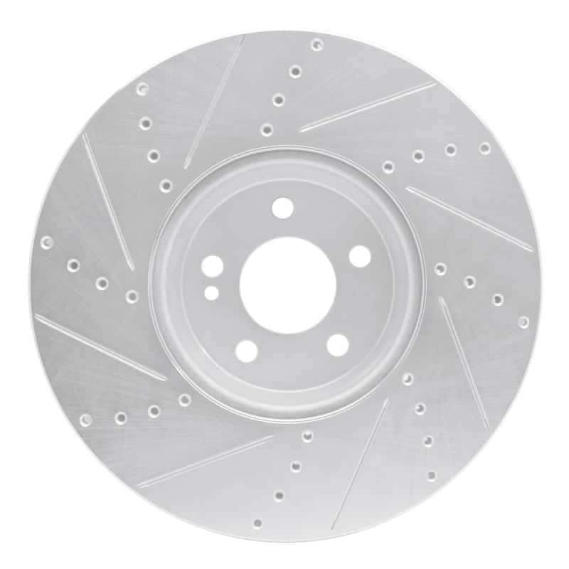 R1 Concepts — R1 15-23 Mercedes-Benz C350E Front Right Drilled & Slotted Silver Brake Rotor
R1 Brake Rotor Drill - view 5