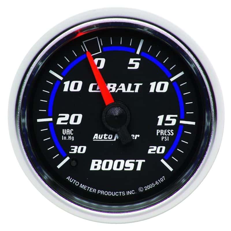 AutoMeter — Autometer Cobalt 52mm 20psi mechanical Boost Gauge
GA 2" BST 20PSI M CB - view 2