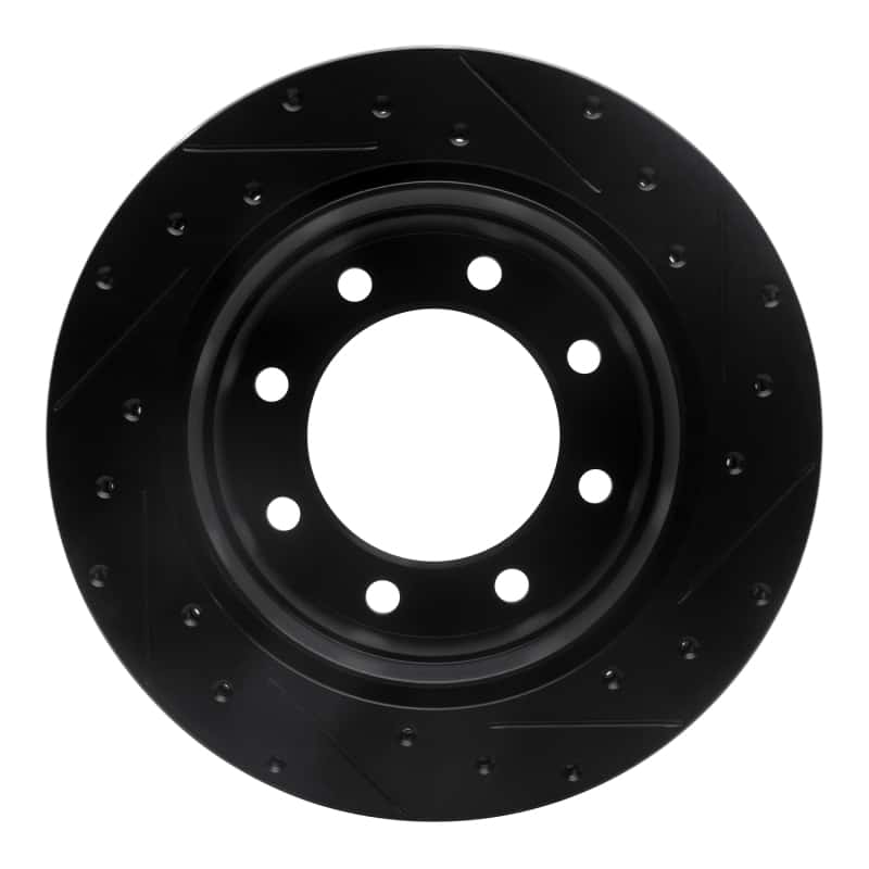 R1 Concepts — R1 01-10 Chevrolet Express 3500 Rear Left Drilled & Slotted Black Brake Rotor
R1 Brake Rotor Drill - view 5