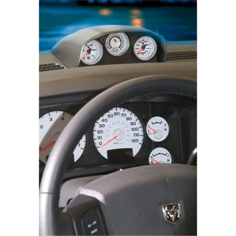 AutoMeter — Autometer 03-07 Dodge Ram Triple Dash Pod - Black
2-1/16" TRIPLE DASH - view 3