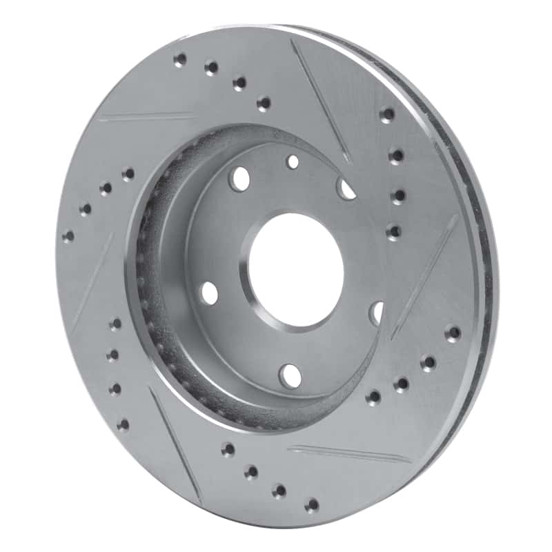 R1 Concepts — R1 99-02 Daewoo Leganza Front Left Drilled & Slotted Silver Brake Rotor
R1 Brake Rotor Drill - view 4