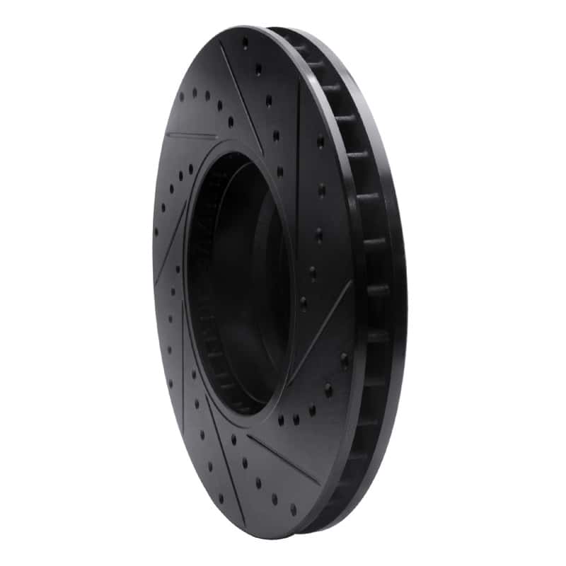 R1 Concepts — R1 95-01 BMW 750IL Front Left Drilled & Slotted Black Brake Rotor
R1 Brake Rotor Drill - view 4