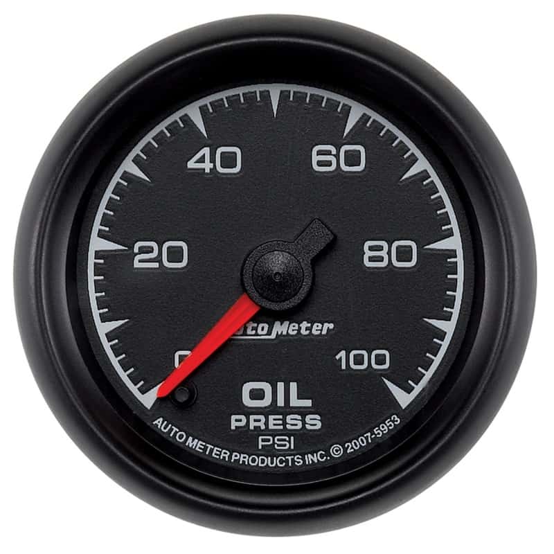 AutoMeter — Autometer ES 52.4mm 0-100 PSI Oil Pressure Gauge
GA 2" OP 100PSI S ES - view 1