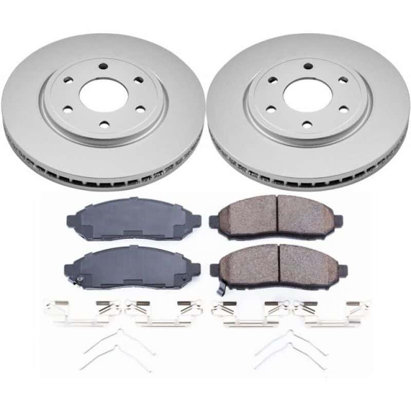 PowerStop — Power Stop 2019 Nissan Frontier Front Z17 Evolution Geomet Coated Brake Kit - view 1