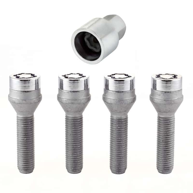 McGard — McGard Wheel Lock Bolt Set - 4pk. (Cone Seat) M12X1.5 / 17mm Hex / 40.5mm Shank Length - Chrome - view 5
