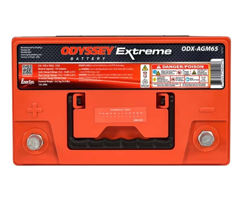 Odyssey Battery — Odyssey Battery Auto/Truck/Heavy Duty & Commercial Extreme AGM Battery (65-PC1750T)
Odyssey ODX-AGM65 - view 3