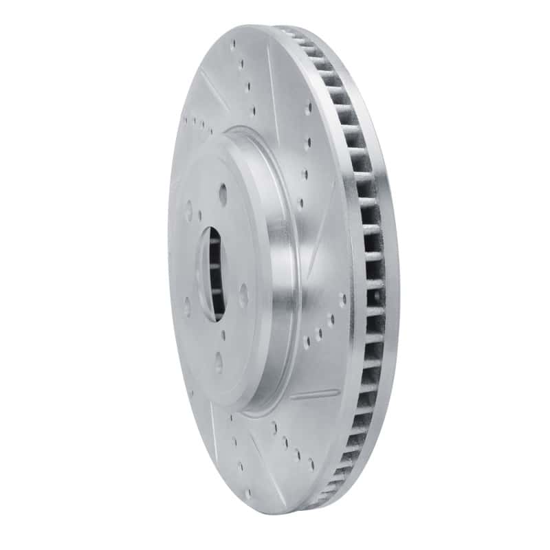 R1 Concepts — R1 01-06 Lexus LS430 Front Right Drilled & Slotted Silver Brake Rotor
R1 Brake Rotor Drill - view 2